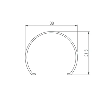 Экран ARH-POWER-W154-2000 OPAL (Arlight, Пластик)