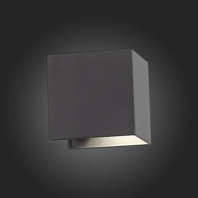 SL560.401.02 Светильник уличный настенный ST-Luce Черный/Черный LED 2*3W 4000K