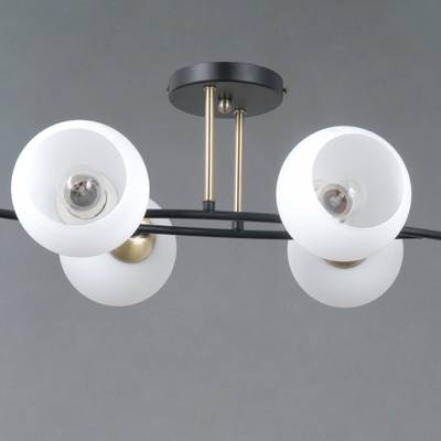 IL0798-6CSQ-25 BK AB TRENTO светильник потолочный