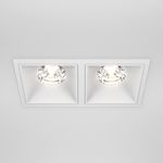 Встраиваемый светильник Alfa LED 4000K 2x15Вт 36° Dim Triac, DL043-02-15W4K-D-SQ-W. TM Maytoni