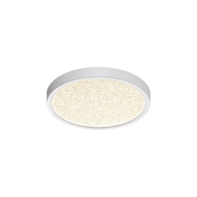 7661/18L MITRA LED SN 090 Светильник пластик/белый LED 18Вт 3000/4000K D230 IP40 OMEGA WHITE
