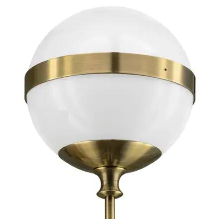 813611 Бра GLOBO 1х40W E14 electroplating bronze/white Lightstar