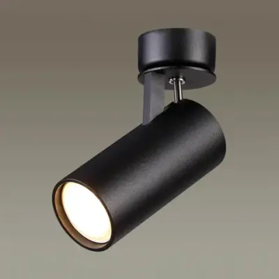 3872/1C HIGHTECH ODL19 405 черный Потолочный светильник GU10 1*50W 220V KIKO