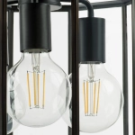 798237 Люстра GENNI 3х40W E27 ЧЕРНЫЙ МАТОВЫЙ/ПРОЗРАЧНЫЙ Lightstar