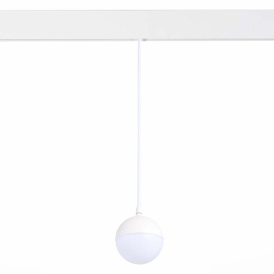 ST358.533.07 Магнитный трековый светильник подвесной белый LED 1*7W 3000K 520Lm Ra>80 120° IP20 D90xH90 48V