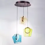 796139 Люстра CARAMELLO LED 3х6W 330LM КОФЕЙНЫЙ/МУЛЬТИКОЛОР 3000K Lightstar