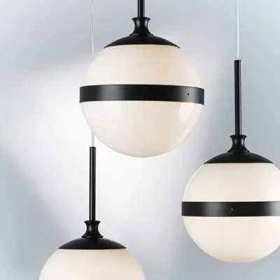 813137 Люстра GLOBO 3х40W E14 black/white Lightstar