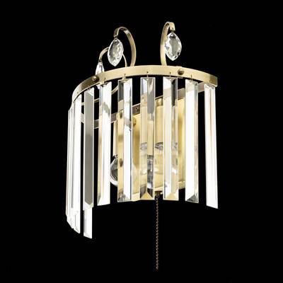 Citilux Инга CL335323 Бра хрустальное с выключателем Бронза