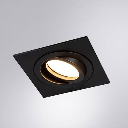Точечный встраиваемый светильник Arte Lamp TARF A2168PL-1BK, 1хGU10