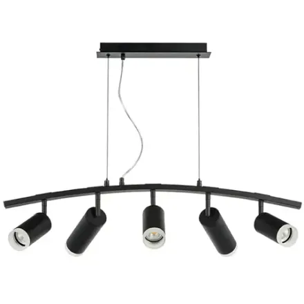 LR7353738720 Люстра RULLO 5х50W GU10 ЧЕРНЫЙ (571735+214437-3+214487-2+202430-5)