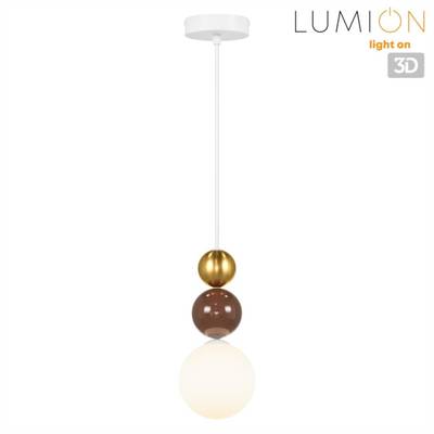 8257/1 SUSPENTIONI LN26 золото/коричнеый/белый, металл/стекло Подвес G9 1*20W 220V BONBONES
