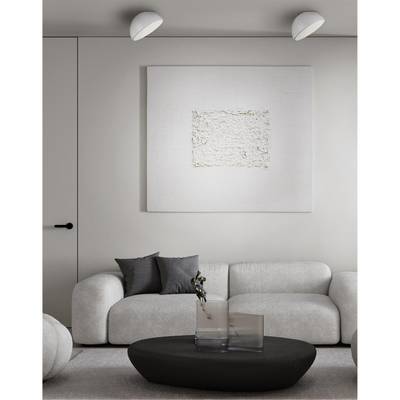 7657/11L MITRA LED SN 549 Светильник пластик/белый LED 11Вт 4000K D200 IP20 PLUTO WHITE