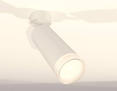 Комплект поворотного светильника XM6342011 SWH/FR/CL белый песок/белый матовый/прозрачный MR16 GU5.3 (A2202, C6342, N6241)