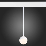 ST358.533.07 Магнитный трековый светильник подвесной белый LED 1*7W 3000K 520Lm Ra>80 120° IP20 D90xH90 48V