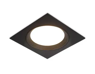 Светильник встраиваемый TN51804 BK черный GX53 max 15W 110*110*23