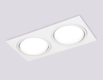 Светильник встраиваемый поворотный точечный GX53 TN51919/2 WH белый GX53 max 12W 220*115*23