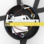 Citilux Стиг CL203131 LED Люстра потолочная с пультом Чёрная