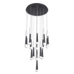 Citilux Вегас CL227161 LED Люстра каскадная Чёрная