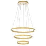 Citilux Дуэт CL719652 LED Люстра подвесная с пультом Золото