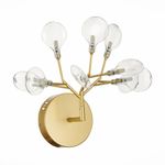 SL411.201.09 Бра ST-Luce Золотистый/Прозрачный G4 9*1,5W