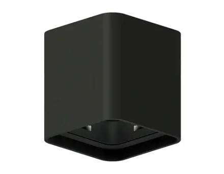 Корпус светильника накладной для насадок 70*70mm C7841 SBK черный песок 95*95*H100mm MR16 GU5.3