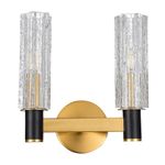 SL1238.301.02 Бра ST-Luce Латунь/Кракелированное стекло E14 2*40W