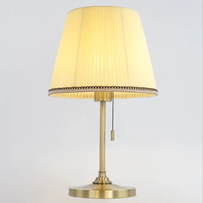Citilux Линц CL402733 Настольная лампа бронза с кремовым абажуром