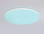 Потолочный светодиодный светильник с Wi-Fi Яндекс Алисой/Tuya/Smart Home/Alexa FZ2001 WH белый IP54 20W 3000K-6500K+RGB D300*55 (ПДУ ИК)