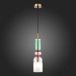 SL2000.203.01 Подвес ST-Luce Золотистый/Дымчатый E14 1*40W