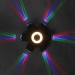 08231-9.2-007U LED4W+6*3W RGB BK светильник настенный