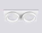 Светильник встраиваемый TN52423/2 WH/FR белый/белый матовый GX53 max 12W 210*105*45