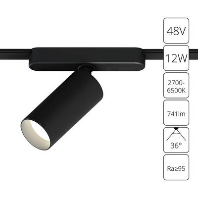 Магнитный трековый светильник Arte Lamp RAPID SMART A2958PL-1BK, 1хLED