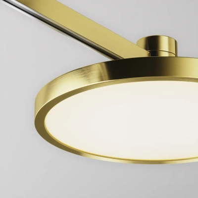 Трековый светильник Плато / Plato Flarity 3000K 10Вт 120°, TR153-1-10W3K-BS. TM Maytoni