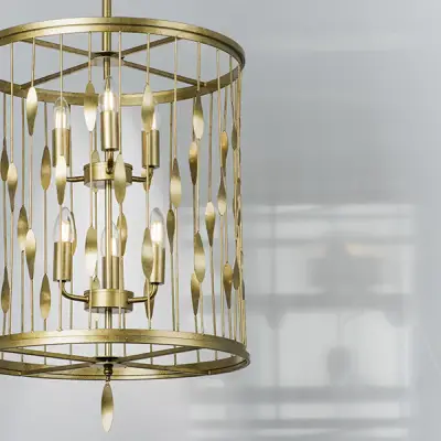 725163 Люстра FIRENZE 6х40W E14 ЗОЛОТО Lightstar