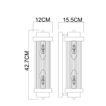 Настенный светильник Arte Lamp HANNA A1070AP-2CC, 2хE14