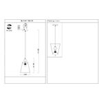SL1137.103.01 Подвес Никель/Белый E27 1*40W