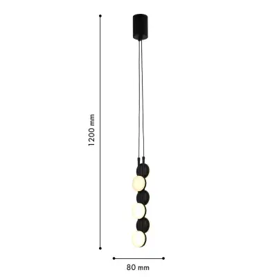 Подвес Moti 4601-1P, 6*LED*2W, 1080LM, 3000K. ТМ F-Promo
