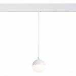 ST358.543.07 Магнитный трековый светильник подвесной белый LED 1*7W 4000K 520Lm Ra&gt;80 120° IP20 D90xH90 48V