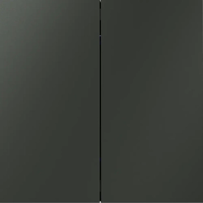 VLS020606 Выключатель с самовозвратом встраиваемый VOLTUM S70 двухклавишный 10А, (титан). (ТМ Maytoni)