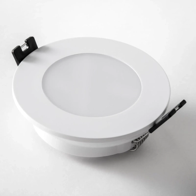 012916 Рамка (светильник) PVC д/LED-модулей 941хх и LED-ламп D50мм PIANO ROUND БЕЛЫЙ IP65