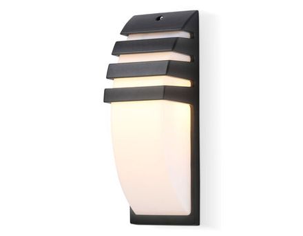 Светильник уличный настенный архитектурный ST5202 BK черный IP54 E27 max 40W 331*112*35