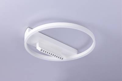 Потолочный светодиодный светильник FL51457/1+1 WH белый 60W 3000K-6400K+4200K D500*110 (ПДУ РАДИО 2.4G)