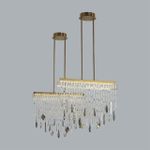 5420/48L HALL ODL_EX25 79 античная бронза/металл/стекло/хрусталь Люстра LED*48W 3000K 2239Лм AFINA