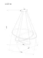 Подвесная люстра Arte Lamp MERIDIANA A2198SP-3BK, 1хLED