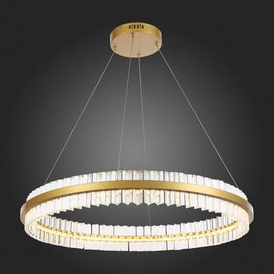 SL383.223.01 Светильник подвесной ST-Luce Матовое золото/Прозрачный LED 1*60W 3000K