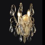 Бра Crystal Lux ESMIRALDA AP2 GOLD 0523/402