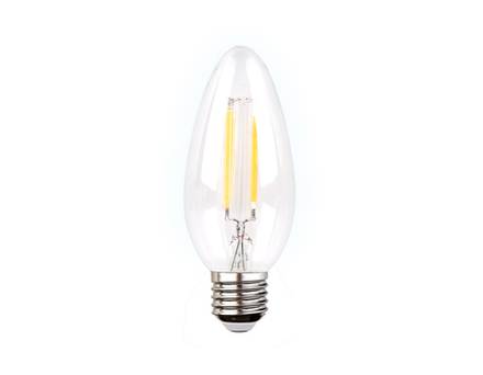 Филаментная светодиодная лампа Filament LED C37-F 6W E27 4200K (60W)