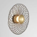 8379/8WL LEDIO черный, металл/акрил Бра LED 8W 3000K 220V CAMOMILE