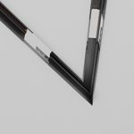 Коннектор угловой 45° Exility встраиваемый под ГКЛ 9,5мм, черный, TRA034CLS-42B. TM Maytoni