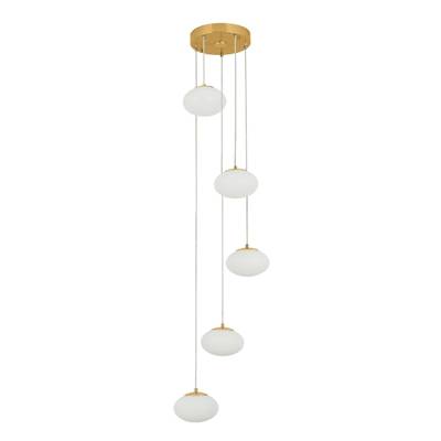 Citilux ATMAN SMART CL226A053 LED RGB Умная каскадная люстра Бронза